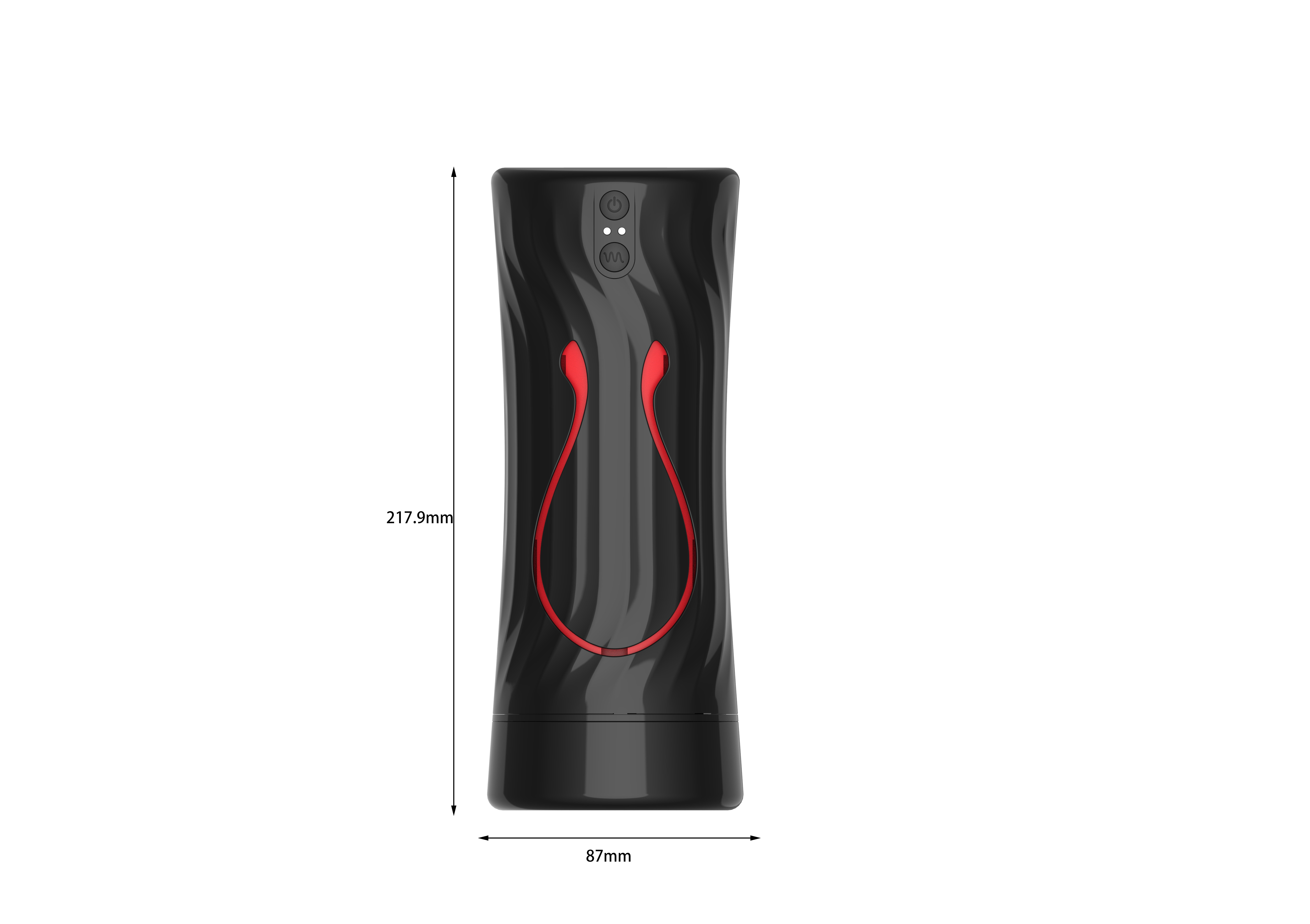 Open type vibrate masturbation cup